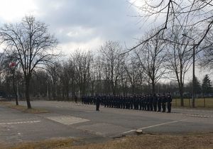 Policjanci w czasie zajęć na kursie doskonalenia zawodowego lokalnego.